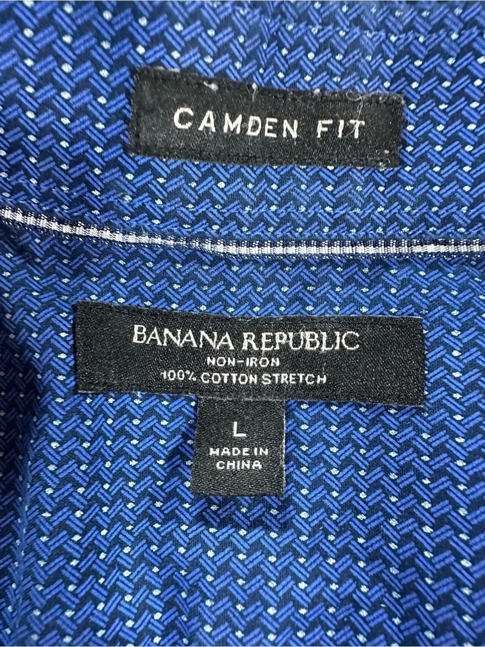 Banana Republic crisp button